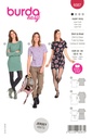 Schnittmuster Shirt, Kleid Burda 6087