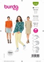Schnittmuster Sweatshirt Burda 6109