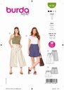 Schnittmuster Culotte, Hose Burda 6138