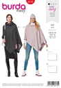 Schnittmuster Cape Burda 6175