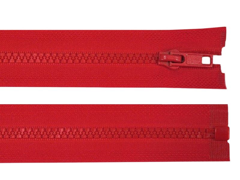 Reißverschluss 100 cm Grob 5mm Rot