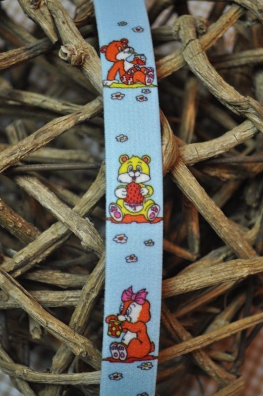 gummiband Bär Hellbau