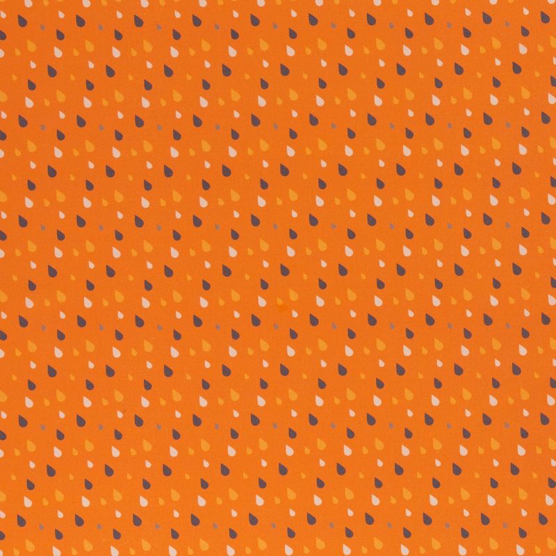 Baumwolle Swafing Werner Tropfen Orange