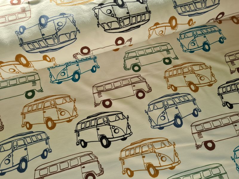 French Terry Bus Creme