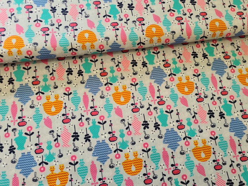 Baumwolle Dreamworks Trolls Siluetten