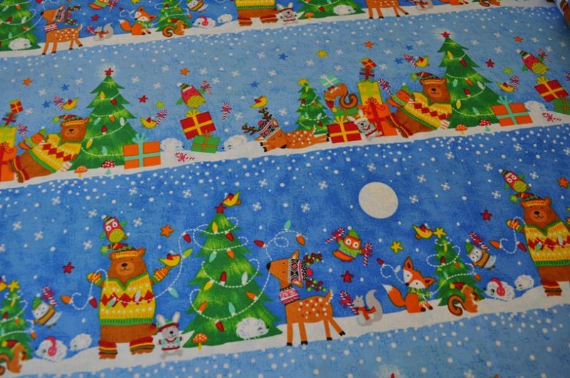 Timeless Treasures Gail c4543 Christmas streifen
