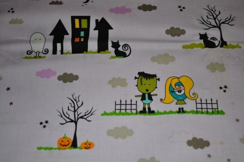 Riley Blake Too cute to spook Dorf flieder