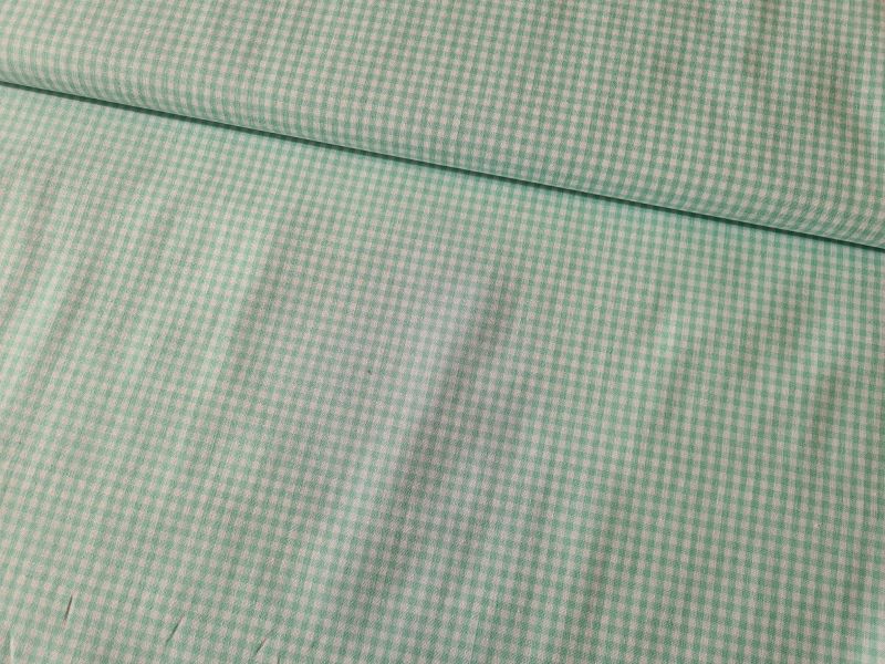 Baumwolle Vichy Karo 3mm Mint