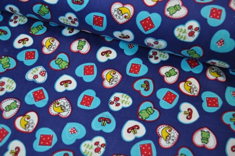 Feincord/cord Midget Magic by Poppy blau