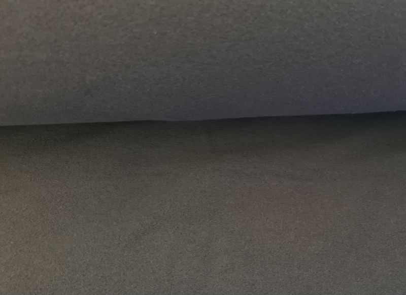 Baumwoll Fleece uni Navy