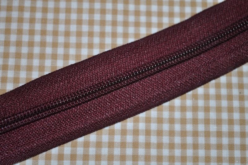 Endlosreißverschluss 5 mm dunkle beere