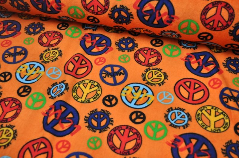 Nicky Peace Zeichen Orange