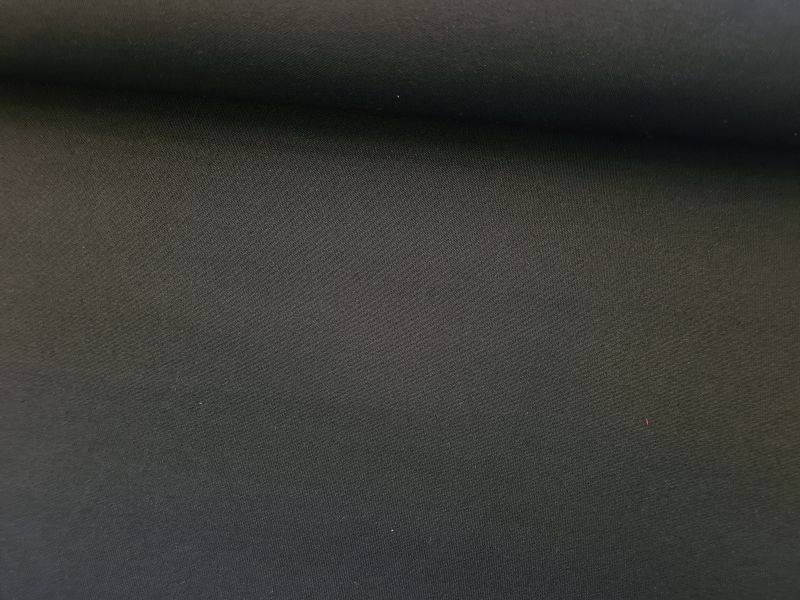 Schwerer Polyester Jersey 265g/qm Schwarz