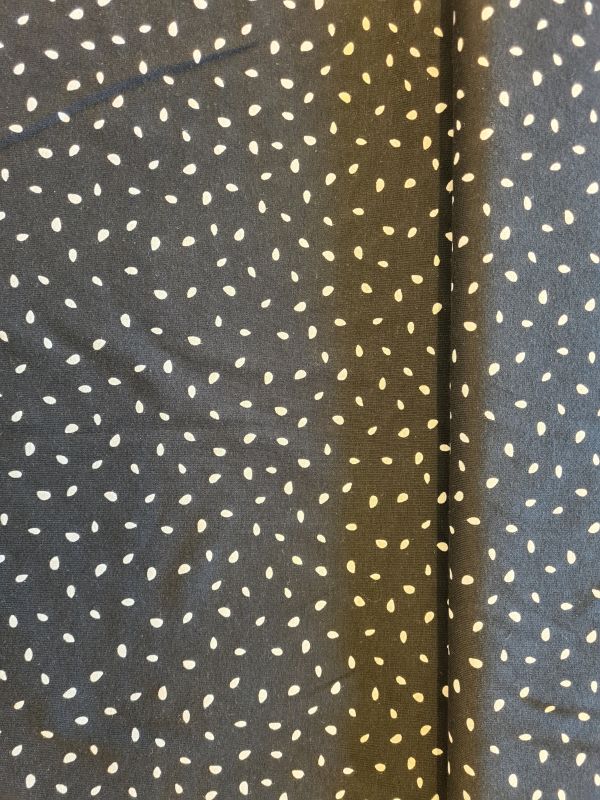 Modal Jersey punkte schwarz