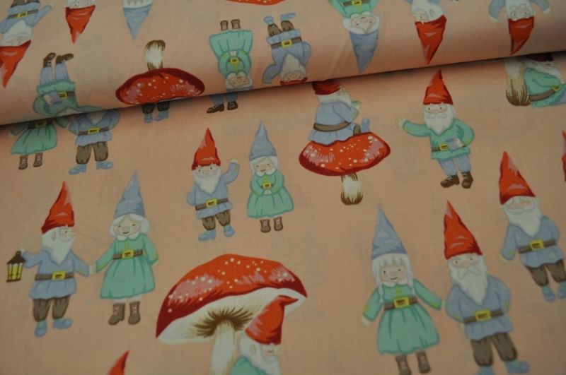 Alexander Henry Gnome sweet Gnome rosa