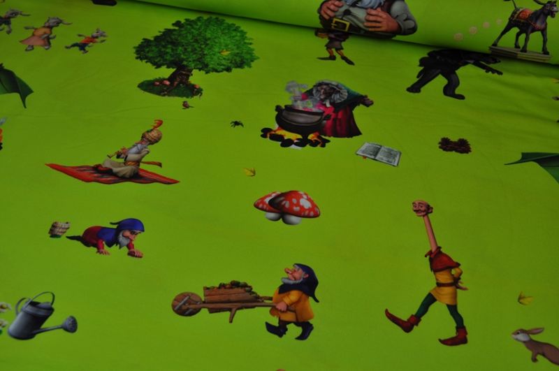 Jersey Efteling Märchenbaum Figuren hellgrün