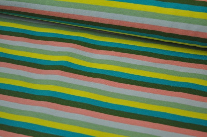 Jersey Littel Darling bunte Streifen 2