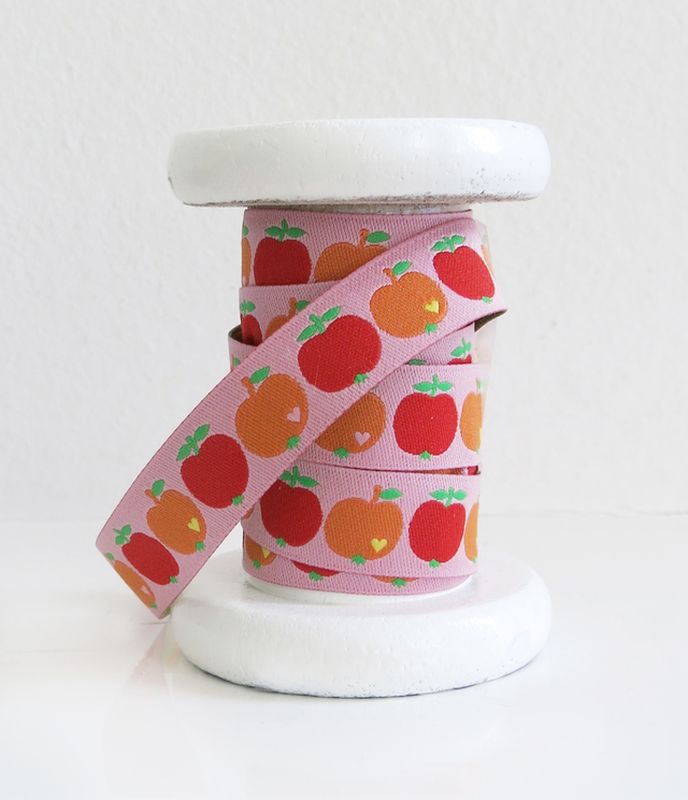 Webband Farbenmix Apfel by Graziella Rot Orange