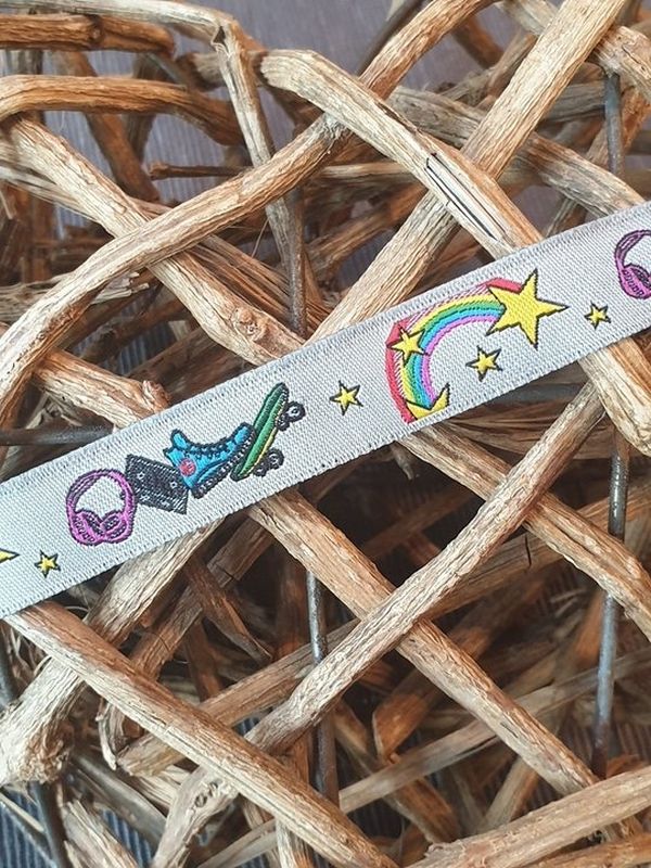 Webband Teens grau 15mm