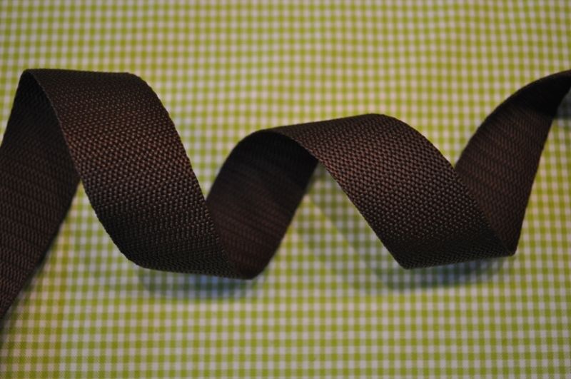 Gurtband 30 mm Dunkelbraun