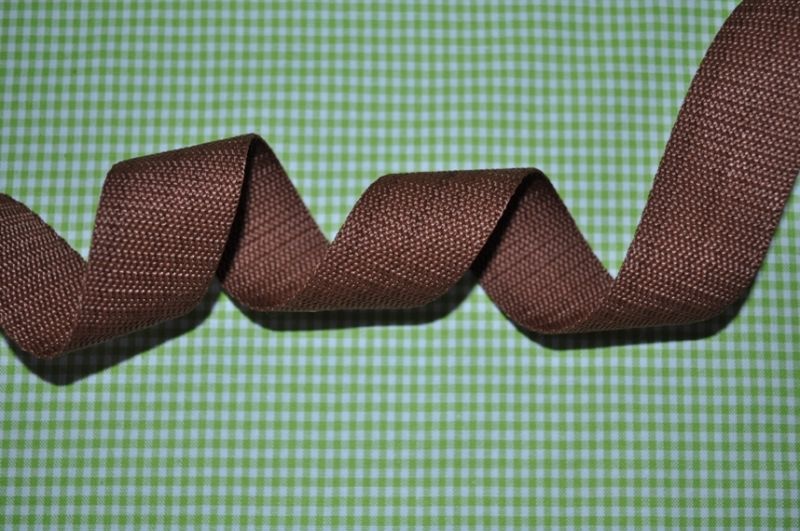 Gurtband 30 mm Braun