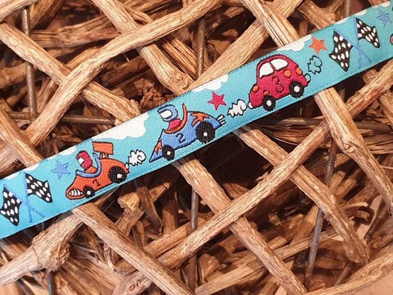 Webband Car Race Aqua