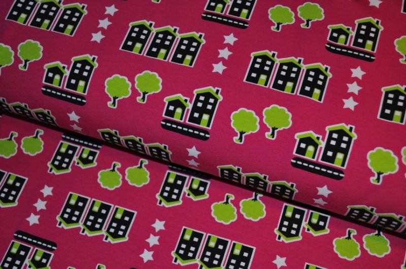 Jersey Häuser Pink