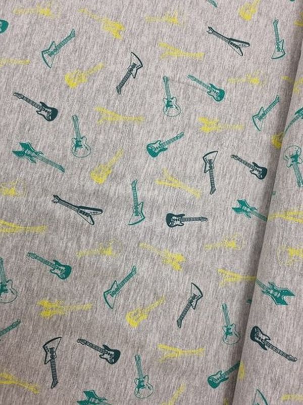 Jersey You Rock by Poppy grau/grün