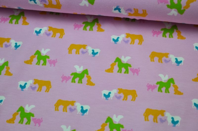 Jersey von Tante Ema Tierkinder rosa