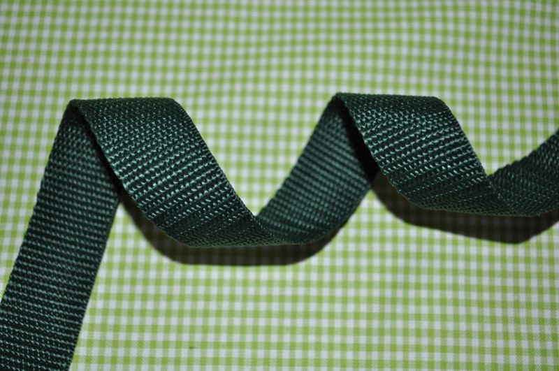 Gurtband 25 mm dunkelgrün