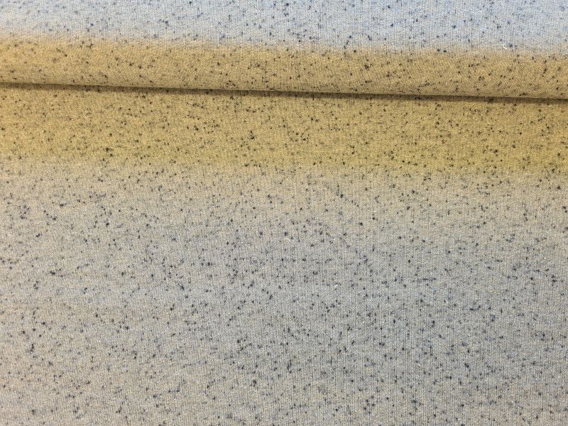 Glitzer French Terry Grau