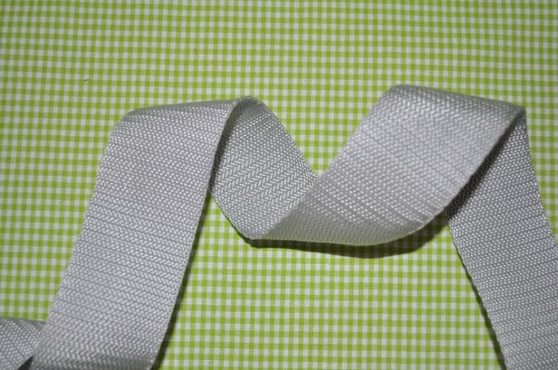 Gurtband 40 mm Hellgrau