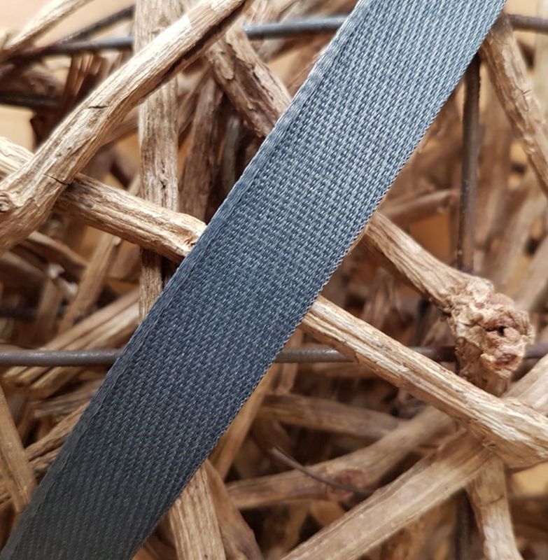 Hosenschonerband 15mm grau