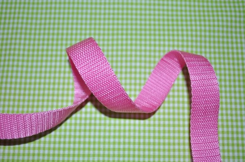 Gurtband 20 mm Rosa