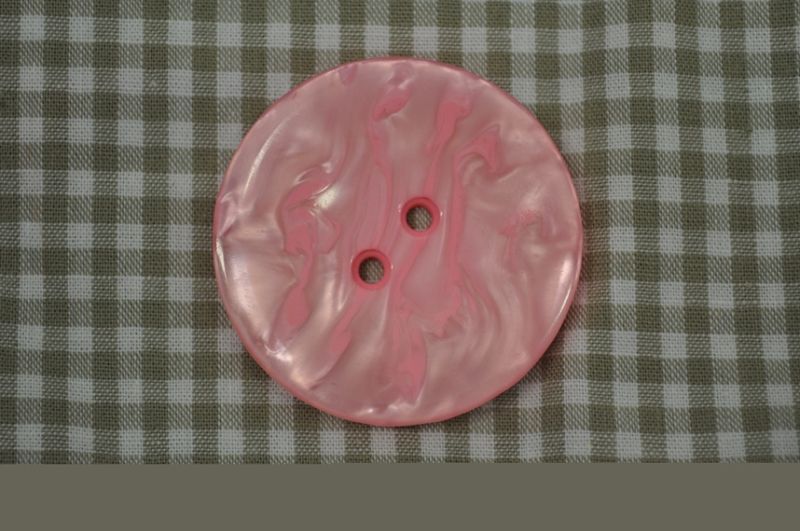 Knopf pearl groß rosa