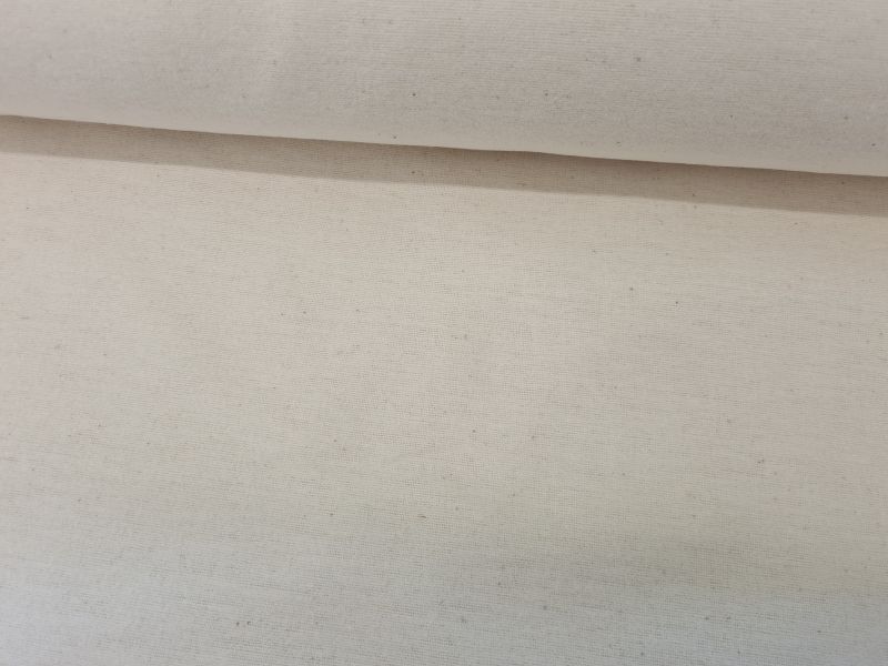 Baumwoll Flanell Uni Natur