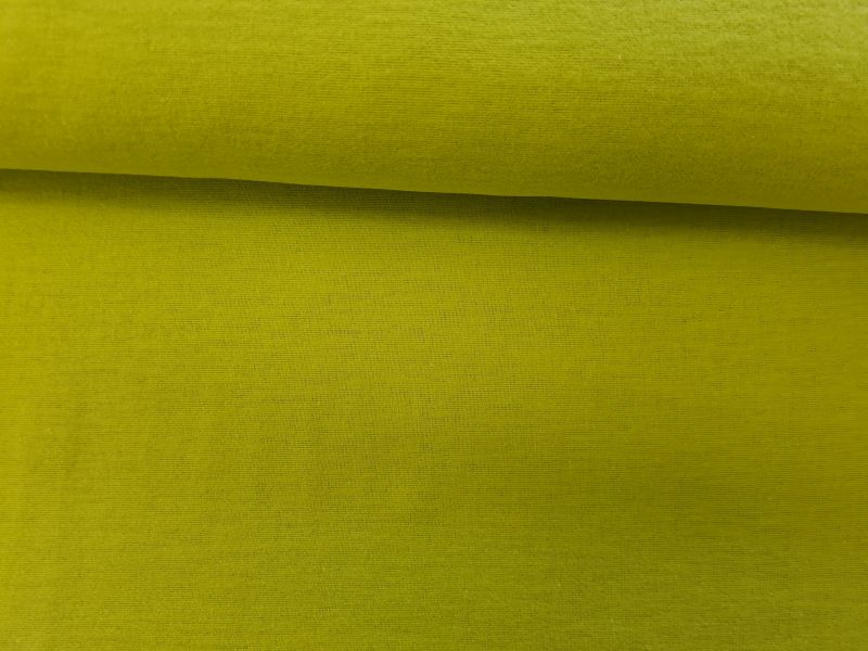Baumwoll Flanell Uni Lime