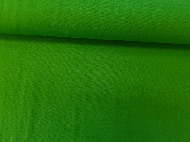 Baumwoll Flanell Uni Waldgrün