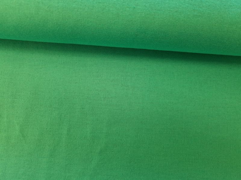 Baumwoll Flanell Uni Aqua