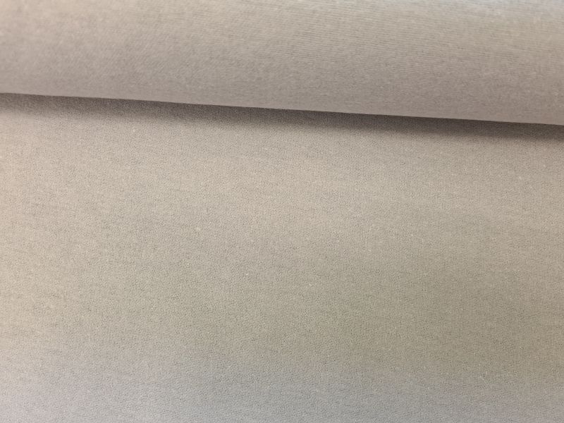 Baumwoll Flanell Uni Grau