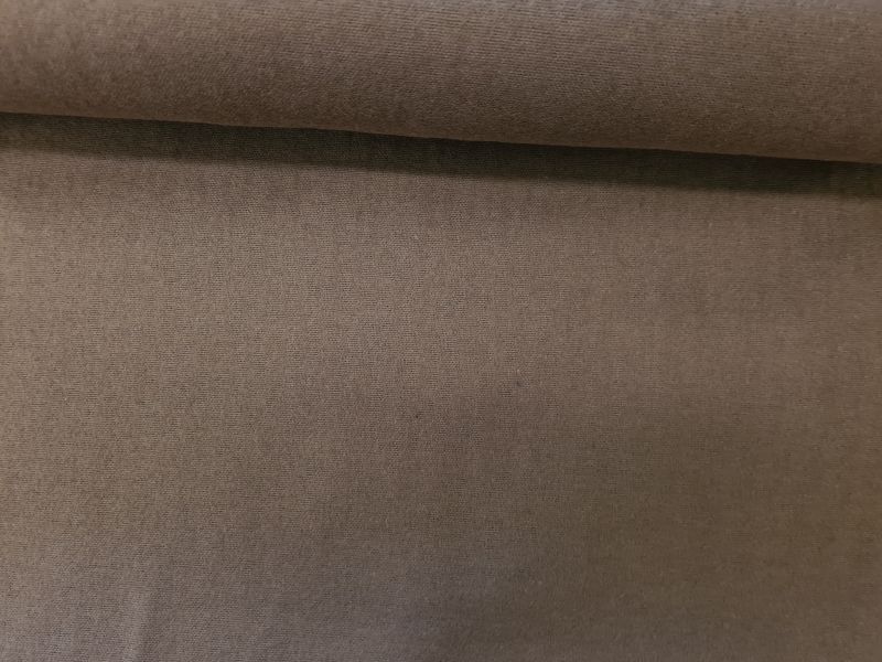 Baumwoll Flanell Uni Schokobraun