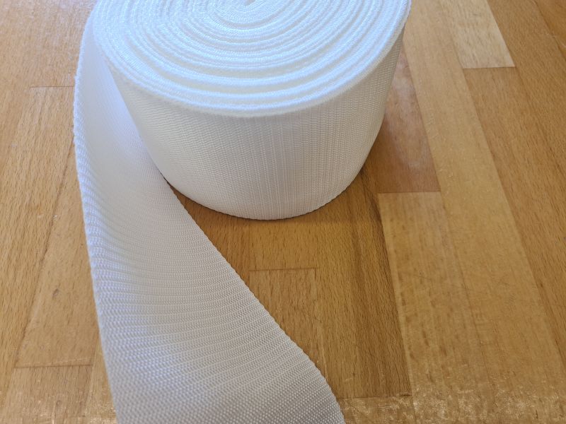Gurtband 10cm Weiß