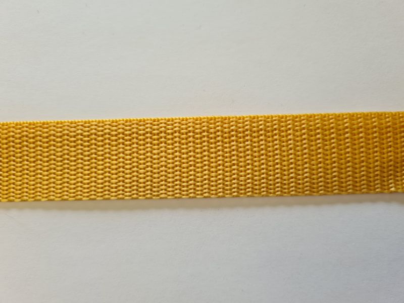 Gurtband 2mm Dick 25mm breit Ocker