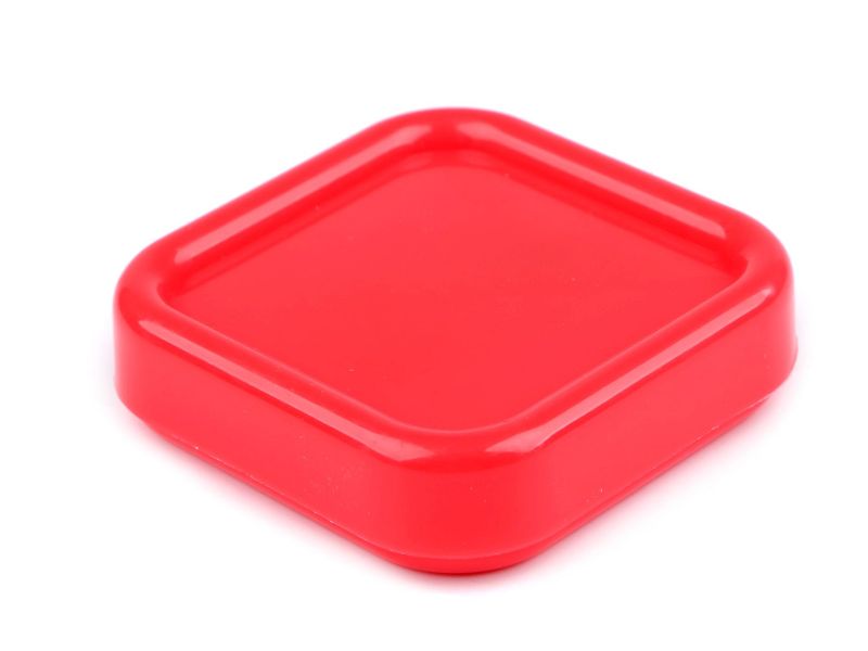 Magnet Nadelkissen 8,5x8,5 cm Rot