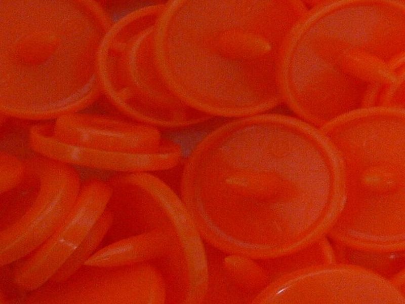 30 Baby Snaps T5 Matt Farbe B55 Orange