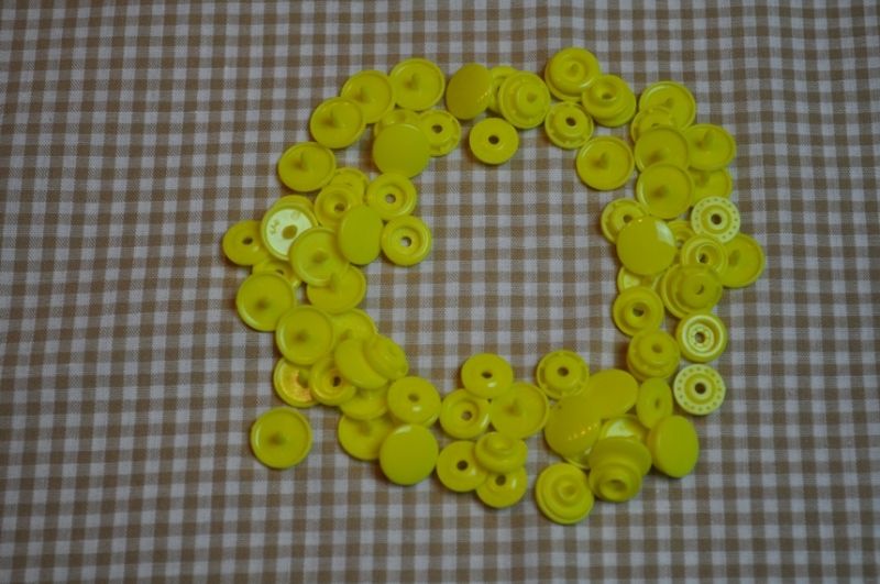 30 Baby Snaps T5 Farbe B7 Citrus Yellow
