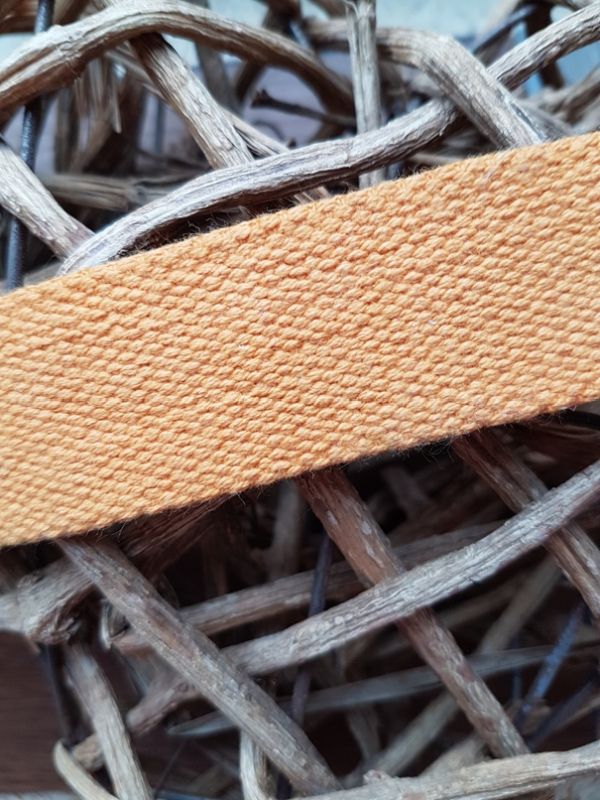 Baumwoll Gurtband 30mm sonnengelb