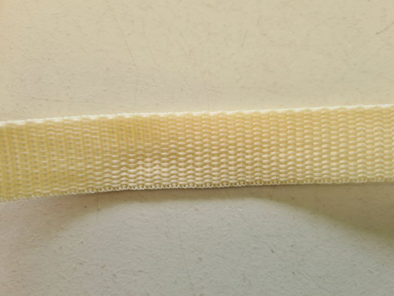 Gurtband 20 mm Vanille