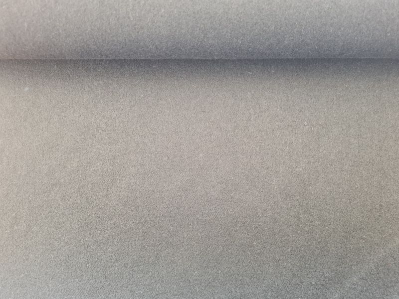 Mantelstoff 10% Wolle 90% Poly. 330g Schwarz