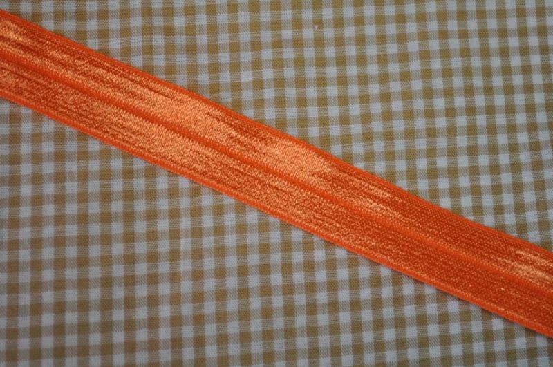 Elastisches Einfassband 20mm orange